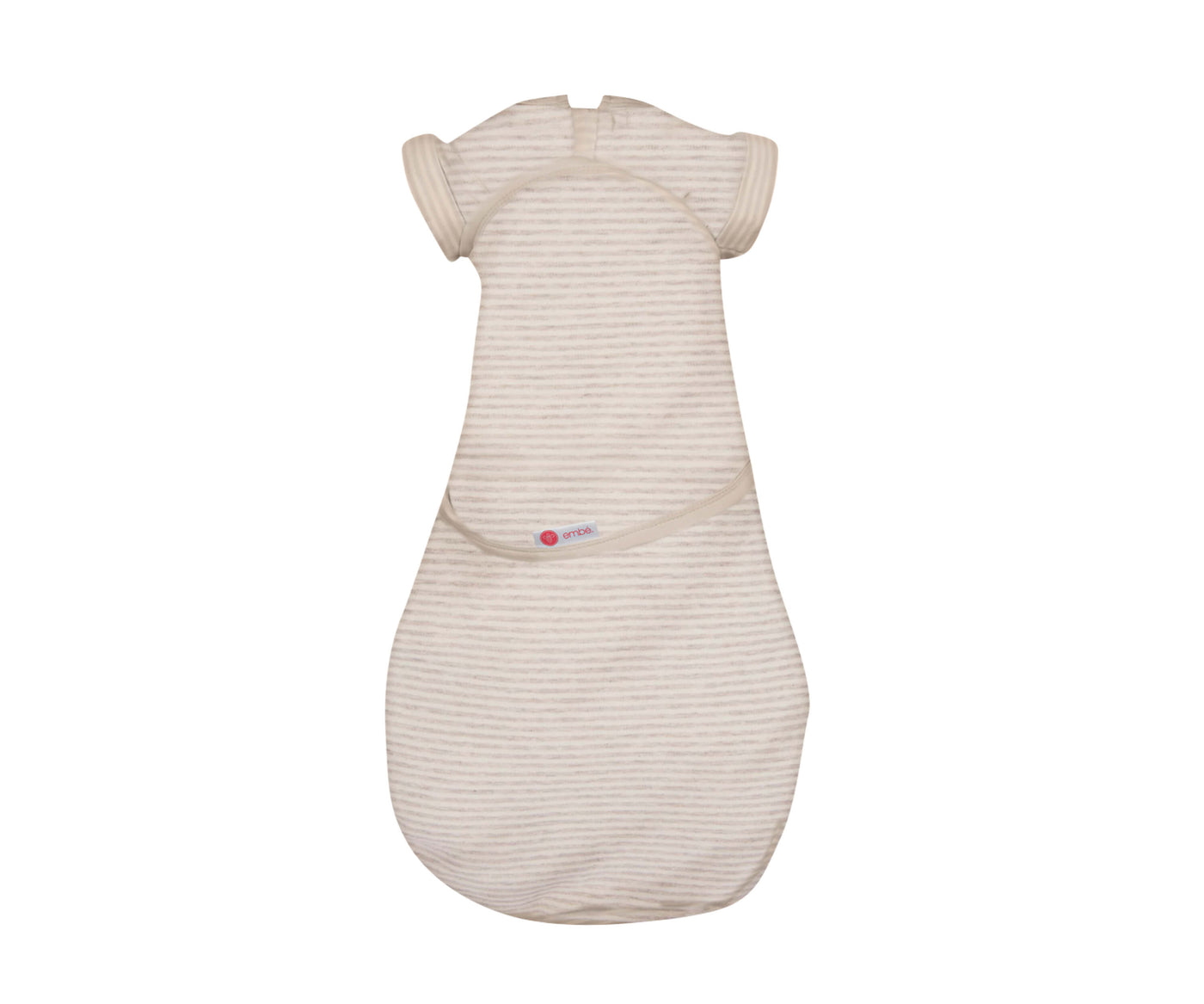 *Organic* Swaddles | Heathered Oatmeal Stripe by embé® - Little Sprout Organics
